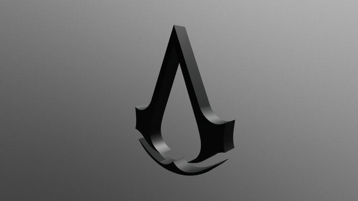 Assassin's Creed Logo 3D Model