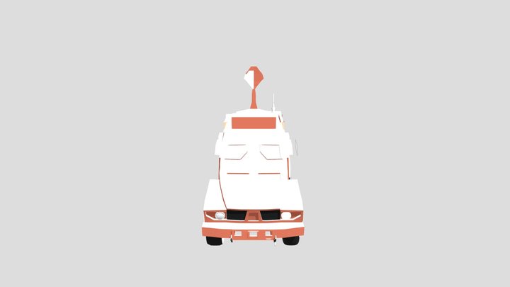 Belletproof Car 3D Model