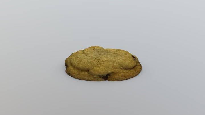 Mom's Homemade Chocolate Chip Cookies 3D Model