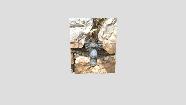 Garden fountain water tap 3D Model