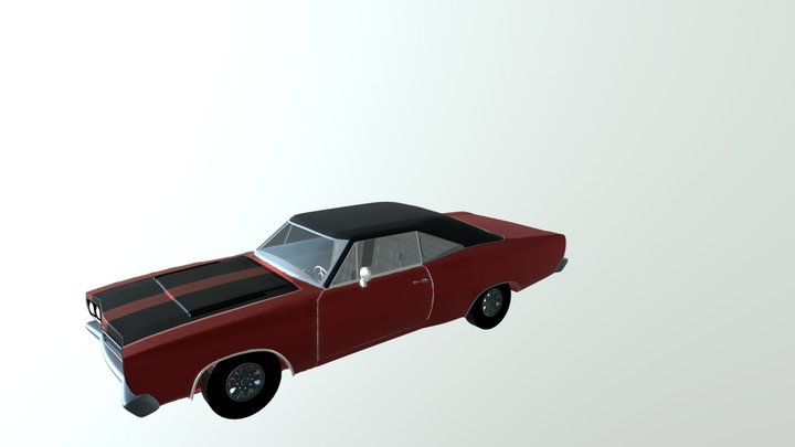 69 Plymouth Road Runner 3D Model