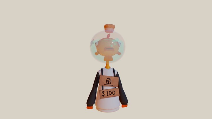 Fishguy 3D Model