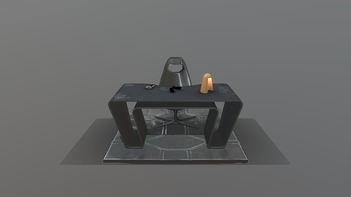 Utopian desk 3D Model