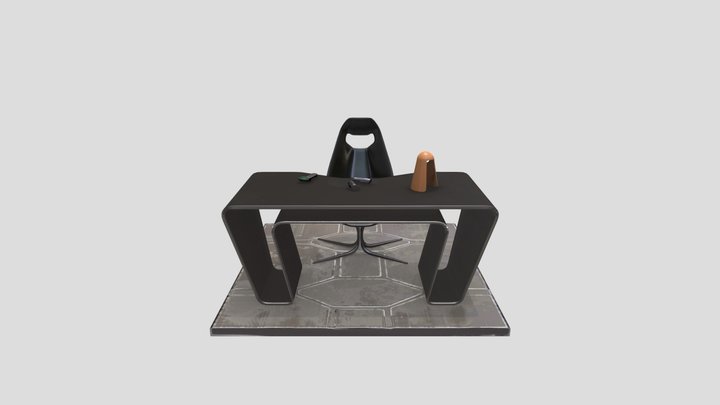 Utopian desk 3D Model