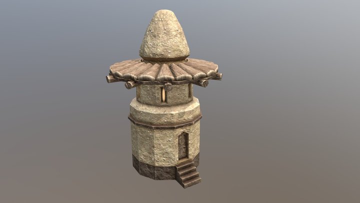 Desert Hut 3D Model