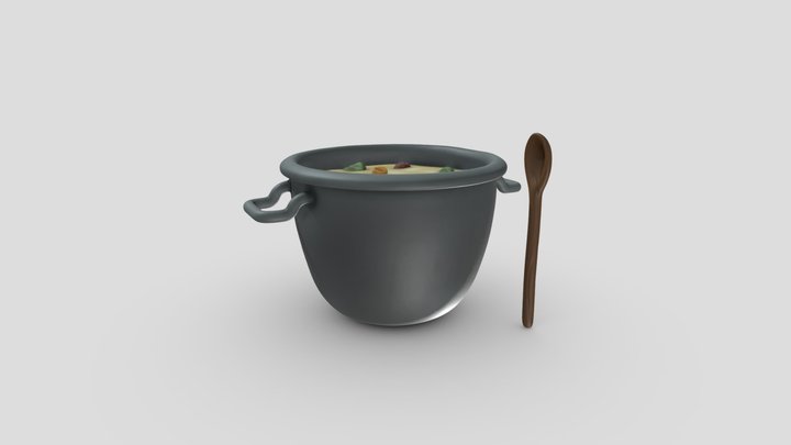 Stew pot 3D Model
