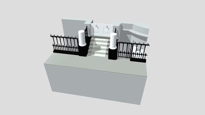 ParkInternationalH117_ 2b.WellingtonStairsback 3D Model