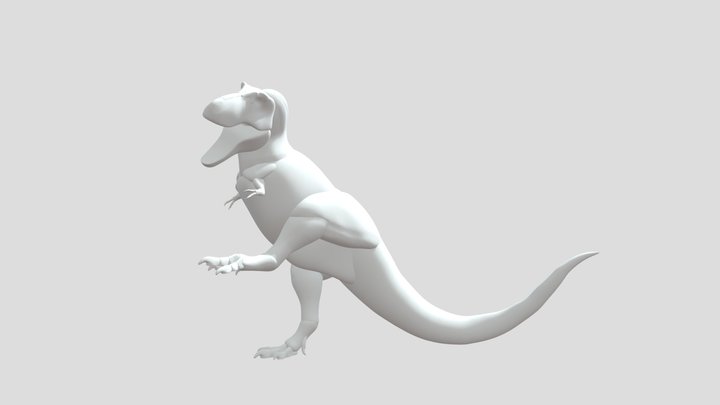 T-Rex Maquette Poses 3D Model