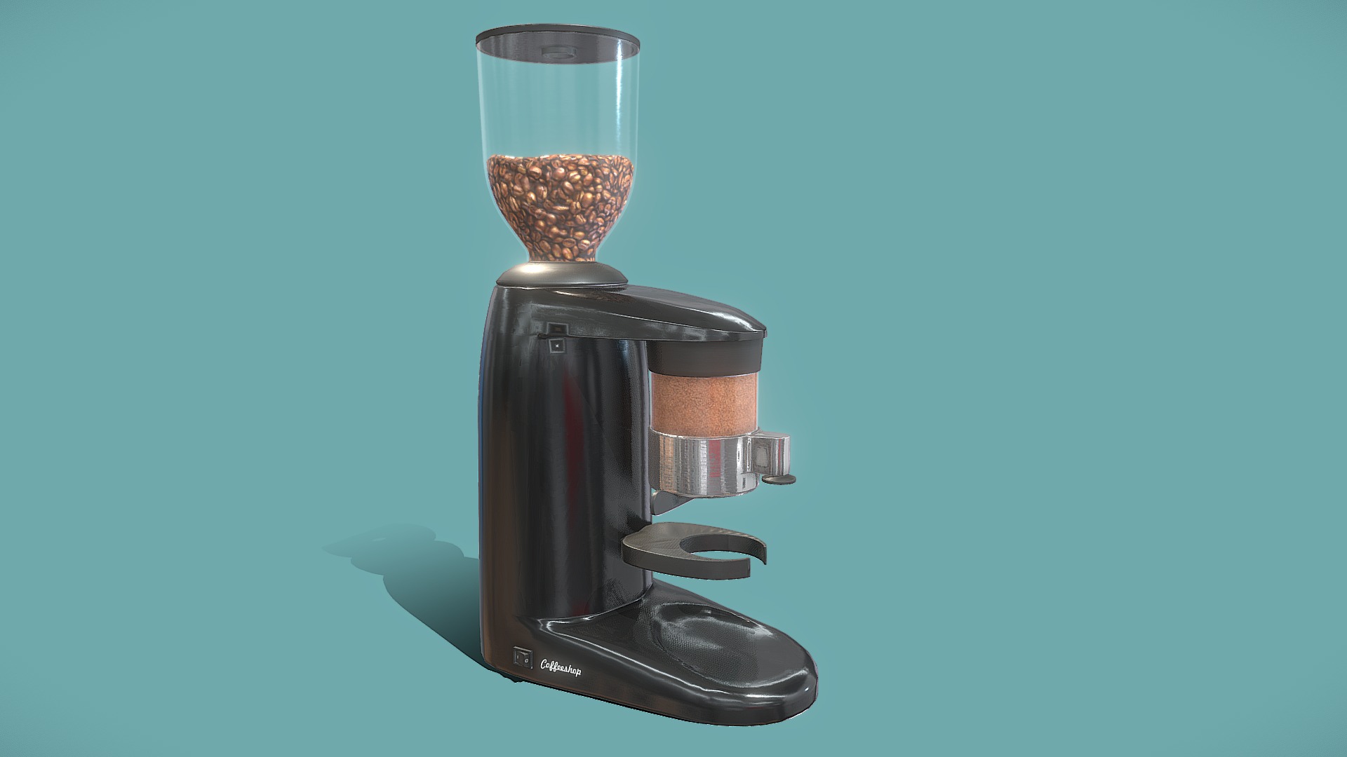 3D model grinder - This is a 3D model of the grinder. The 3D model is about icon.