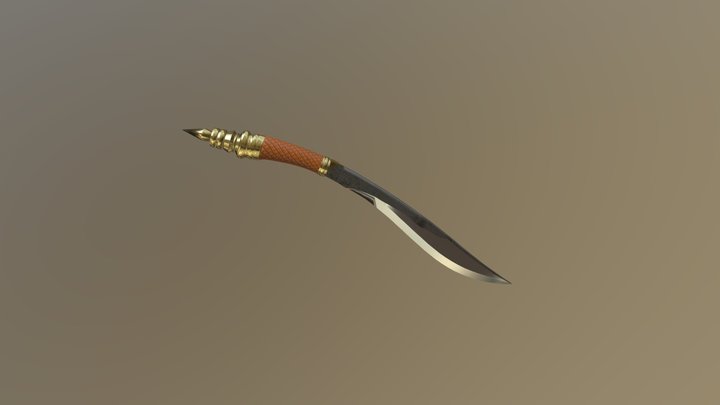 Cambodia Small Blade 3D Model
