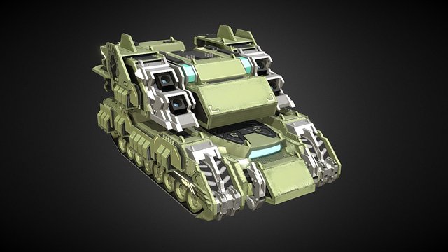 RL-666 Tank 3D Model