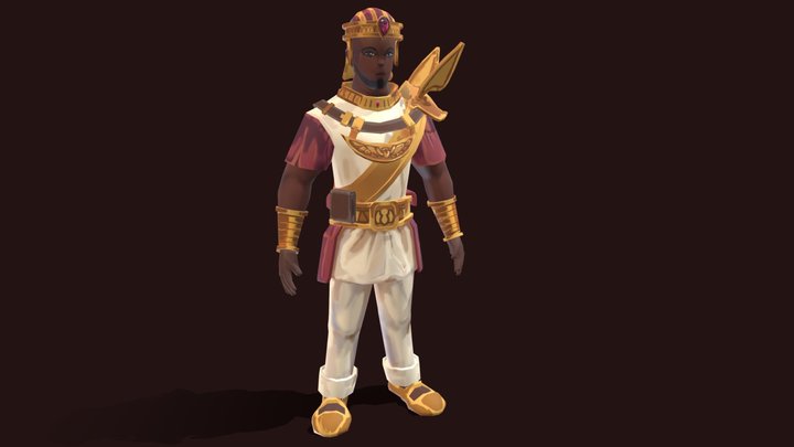 [Student Work] Egyptian Character 3D Model