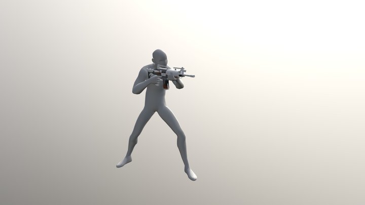 Soldier Final Animations Fbx 3D Model