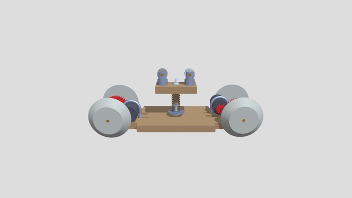 Pipe Crawler FINAL COLOUR 3D Model