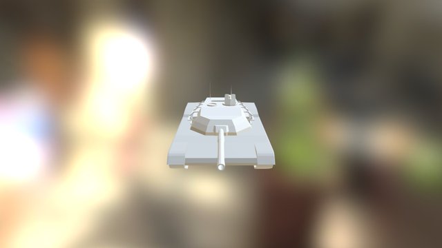 M1-Abrams Low-Poly 3D Model
