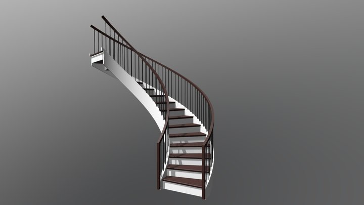 Curved sample B 3D Model