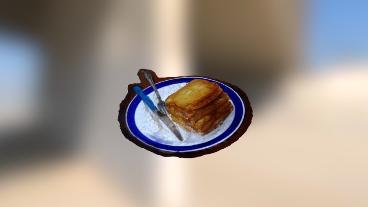 French toast 3D Model
