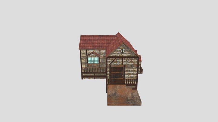 Medieval House 3D Model