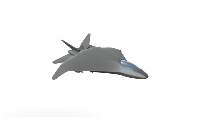 Fighter_BF_1 3D Model