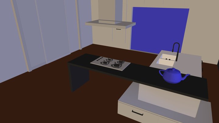 Kitchen- 3D Model