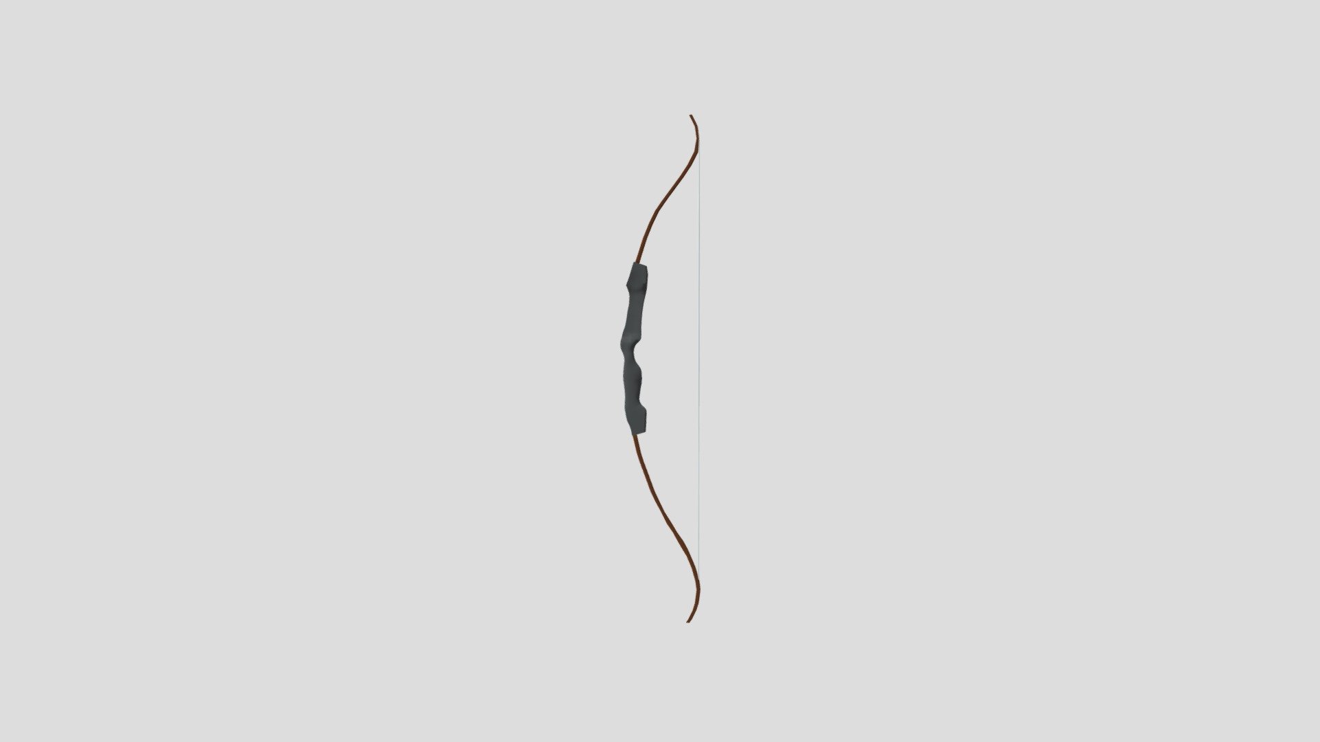 Recurve Bow with String - Download Free 3D model by jenardo [ad28489 ...