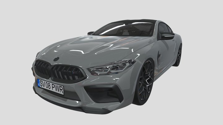 Bmw M8 3D Model