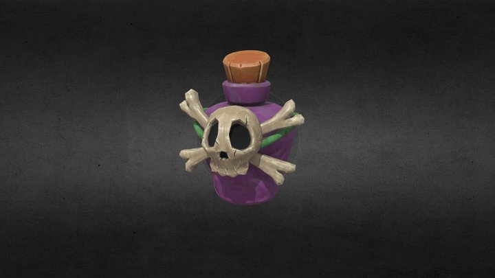skullPotion_low 3D Model
