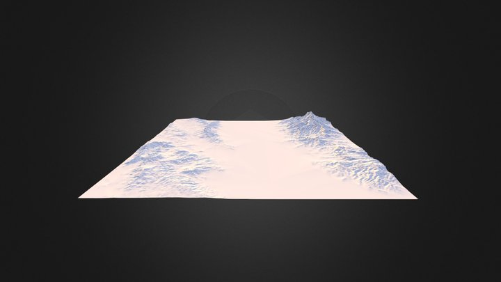 Height Map 3D Model