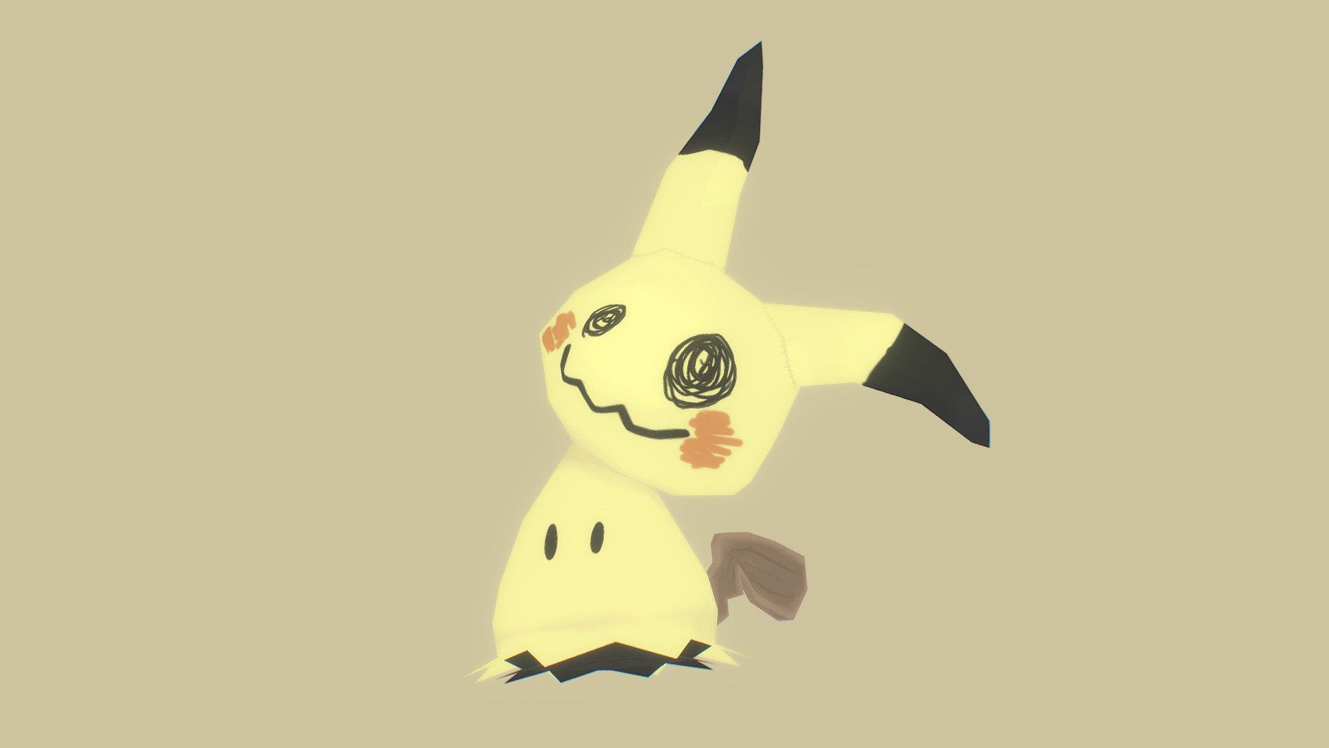 Mimikyu Pokemon Fanart - Free Download uwu - Download Free 3D model by  Chicken Luo (@Chickenluoart) [fb3d781]