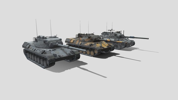 Leopard 1 3D Model