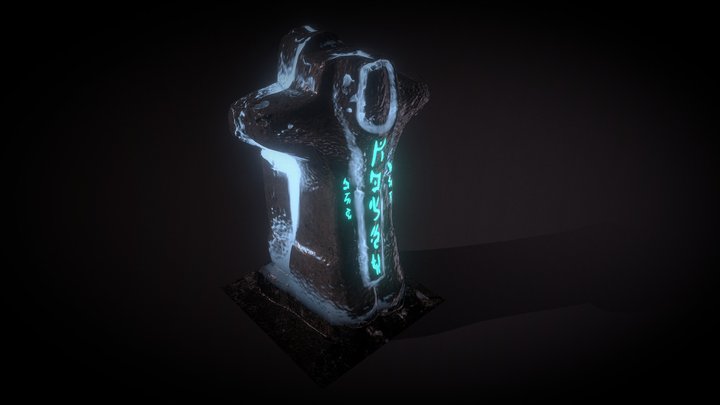 Ancient Alien Artefact 3D Model