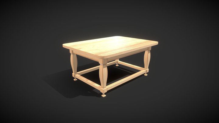 Teapoy Table TT2 3D Model