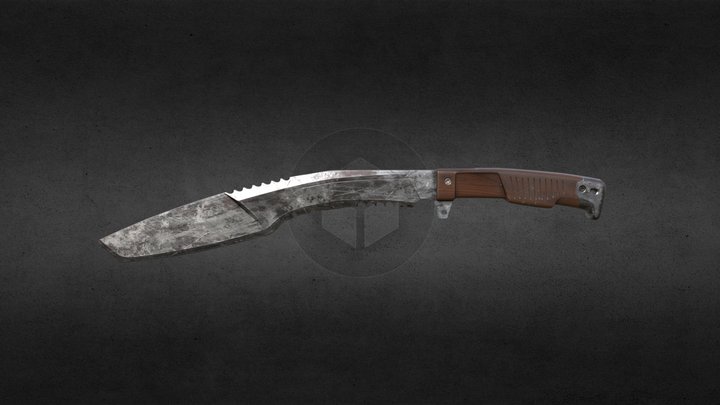 Kukri Knife 3D Model