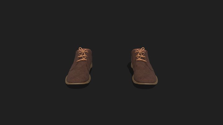 Casual Shoes 01 3D Model