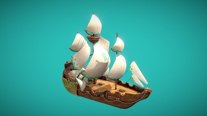 Boat 3D Model