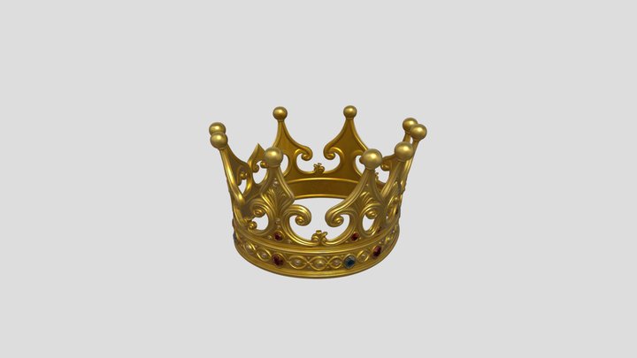 Золота корона – Free 3D Model STL
