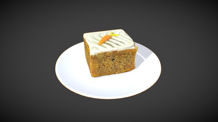Carrot Cake 3D Model
