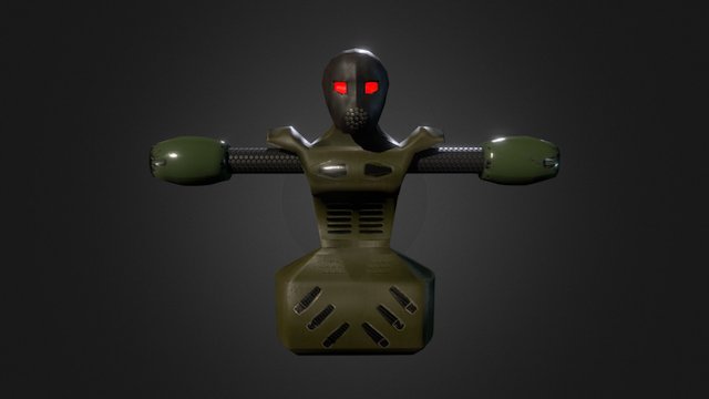 Android Enemy 1 3D Model