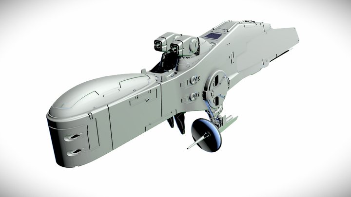 自由惑星同盟 単座戦闘艇 スパルタニアン 3D Model