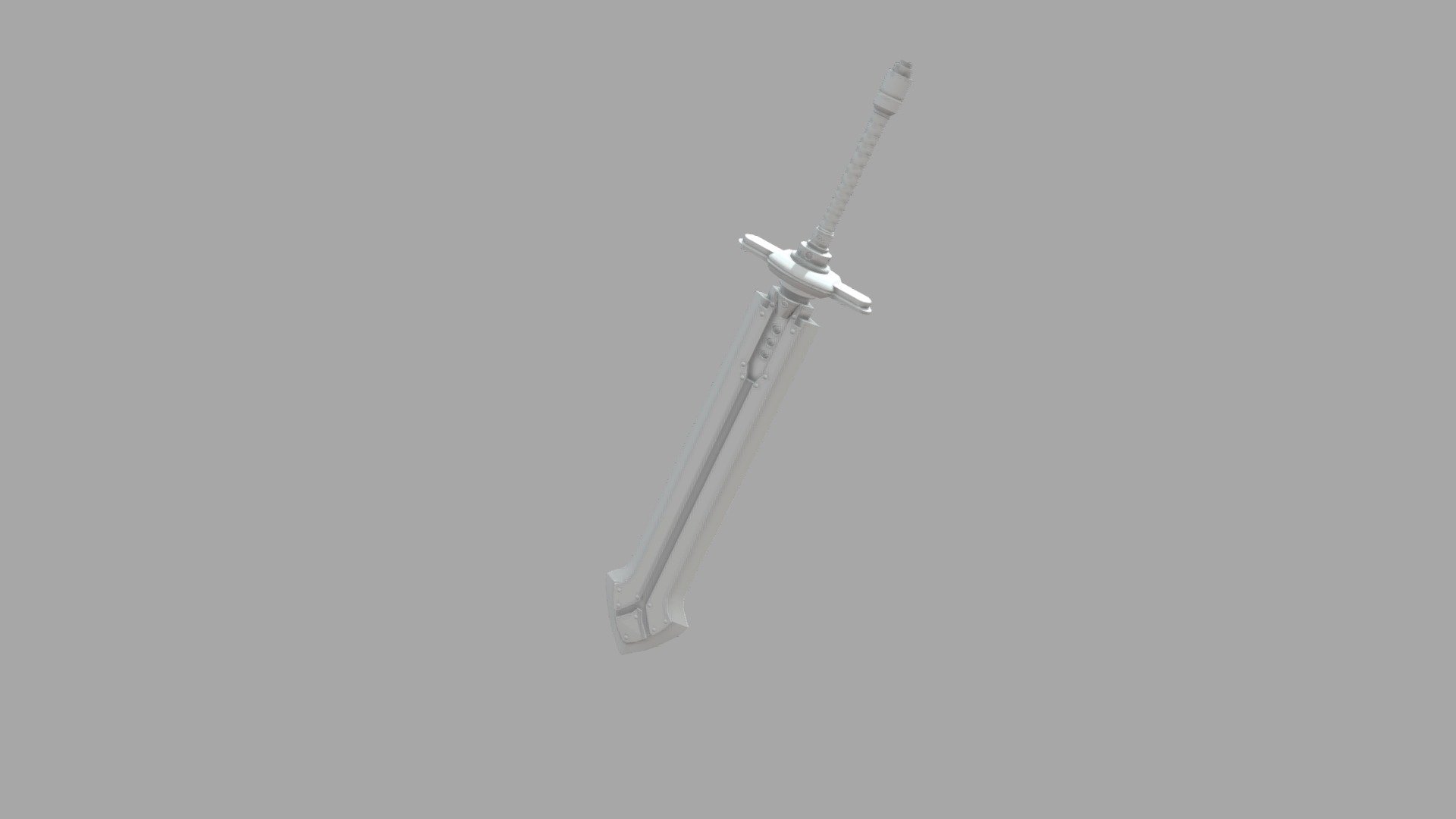 Final Fantasy VII Sword Iron Blade 3D model by Sara Félix