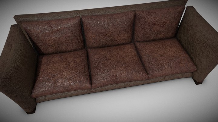 Vintage Fabric Sofa