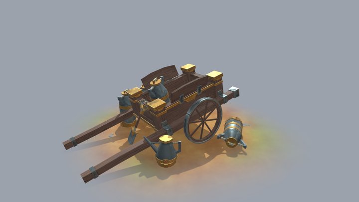 [Student Work] "Dwarf props" 3D Model