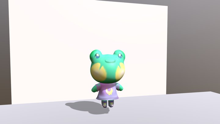 Froggy From Youtube Tutorial 3D Model