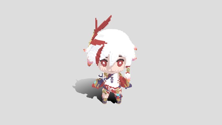 【minecraft】Fu Hua 3D Model