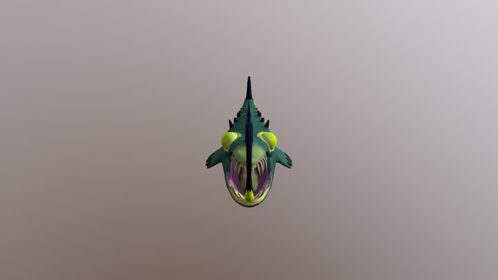 Angler Whale 3D Model