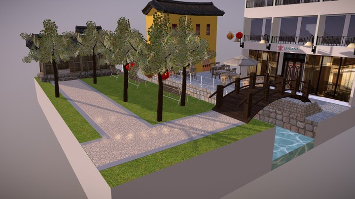 1DAE18 Van Dessel Sander Cityscene (Hoi An) 3D Model
