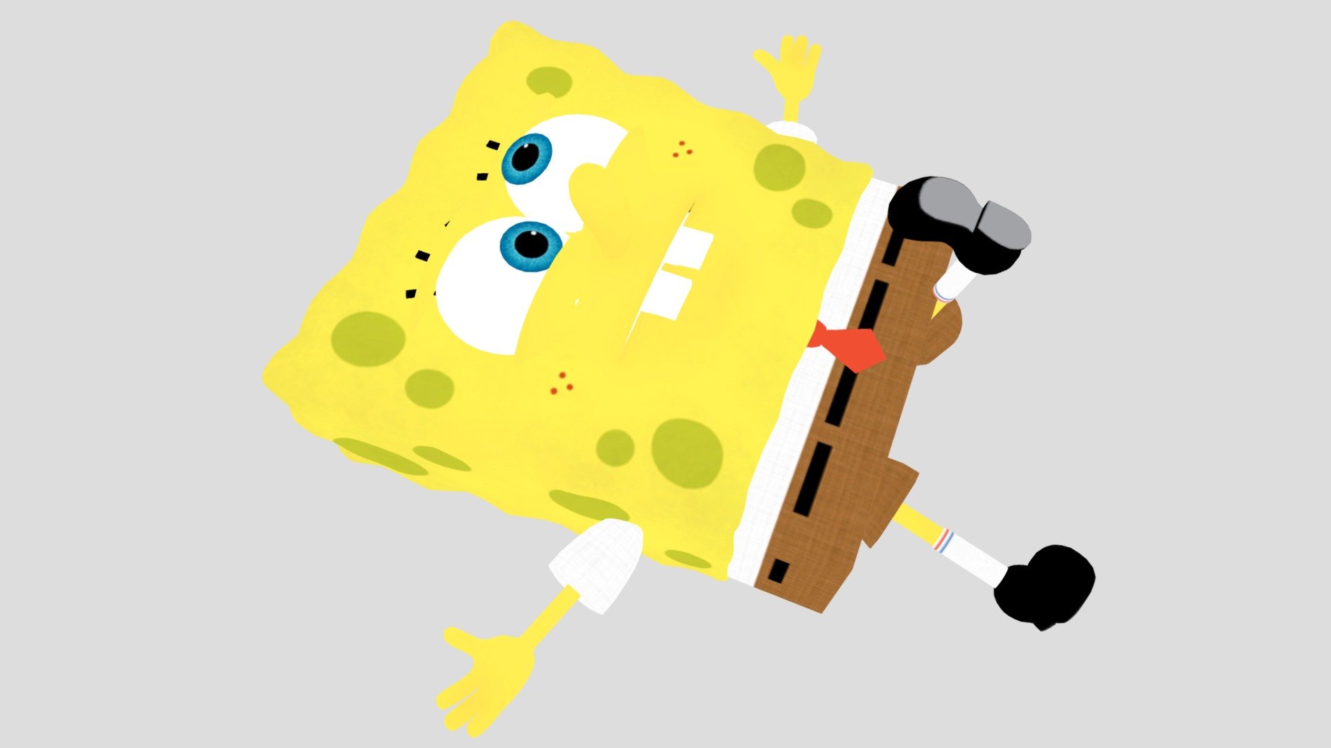 Spongebob (Death6) from bfbbr - 3D model by SMF Features Developed From ...