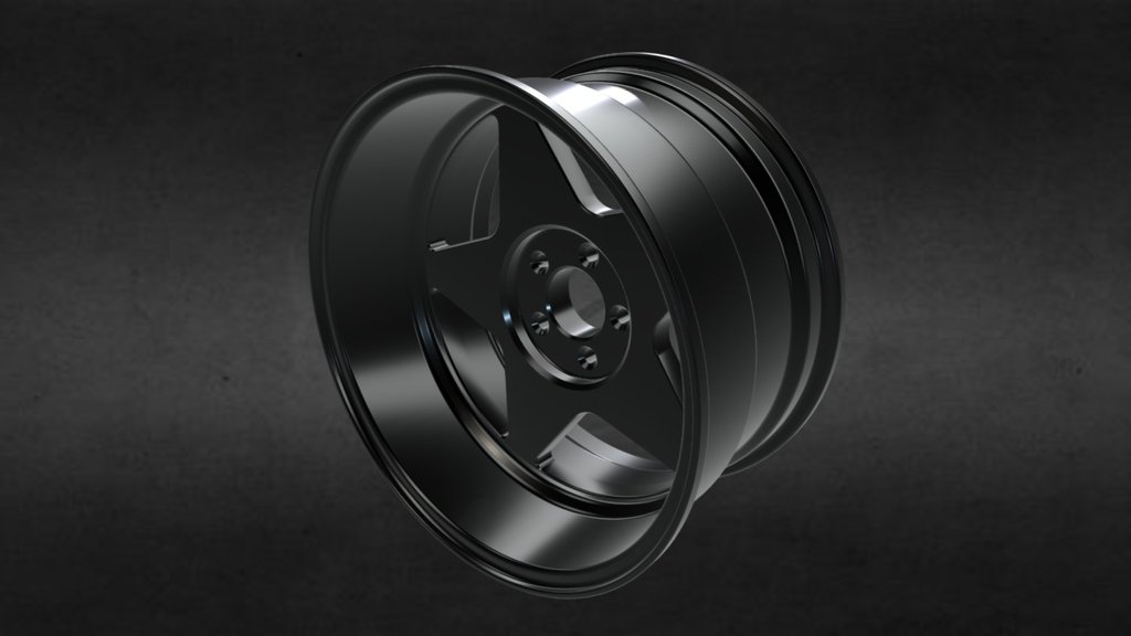 18 X 10inch Oldschool Jap Rim - 3D model by ghansen90 [ad34a66] - Sketchfab