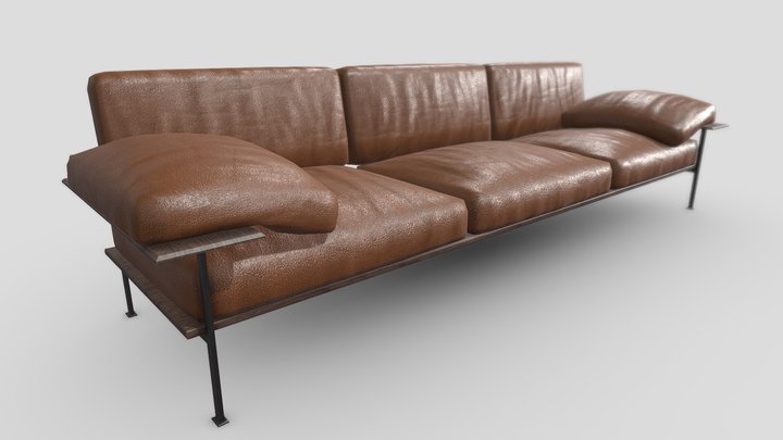 Luxury sofa 3D Model