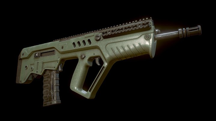 IWI Tavor Sar 3D Model
